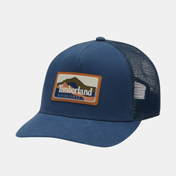 Timberland Mountain Patch Trucker Cap Blue image number 0