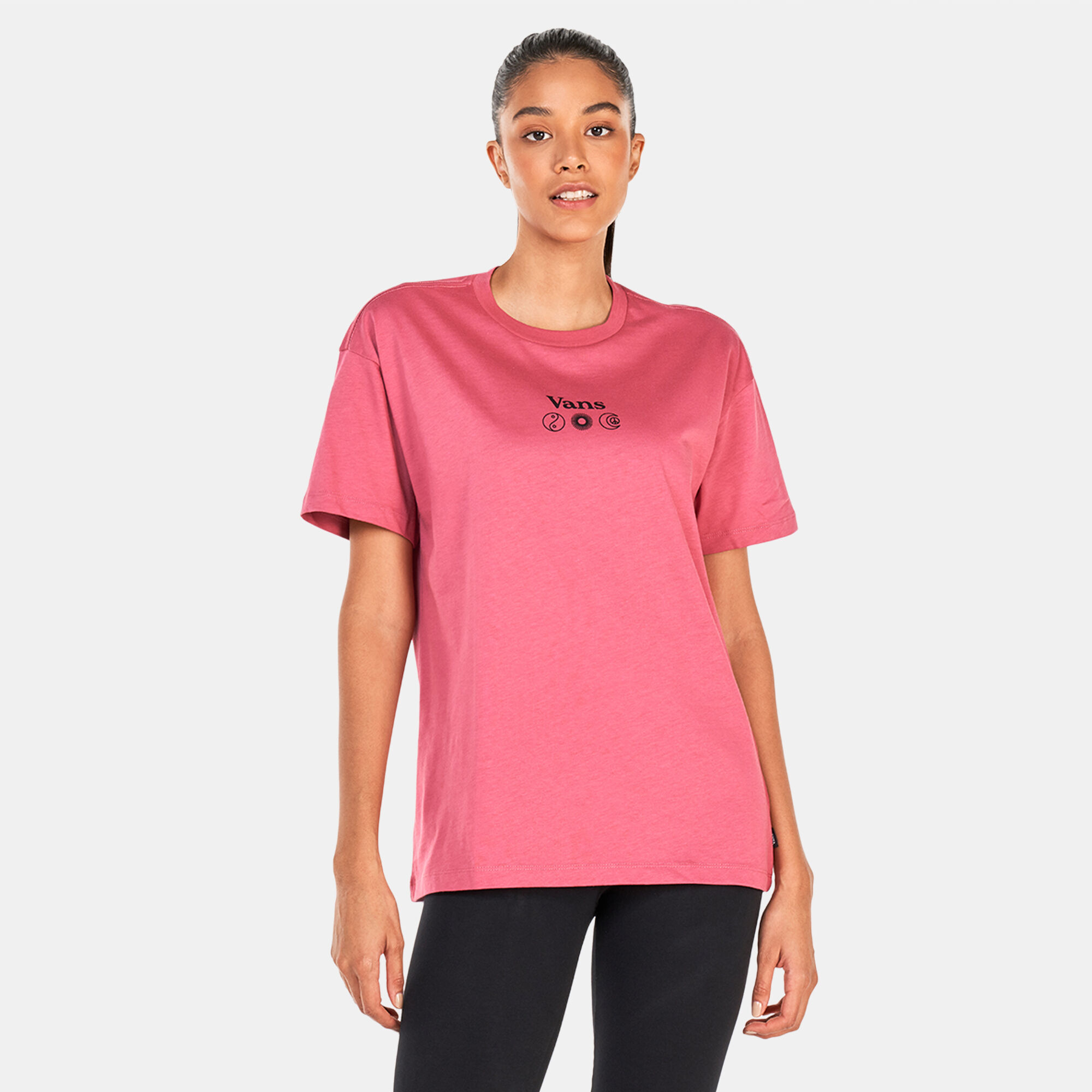 Vans t shirt pink on sale