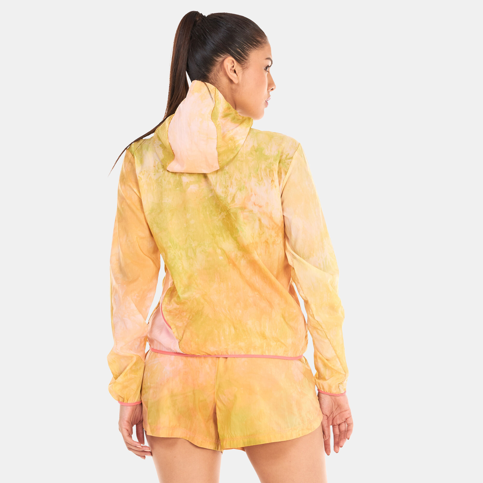 Yellow nike running jacket online