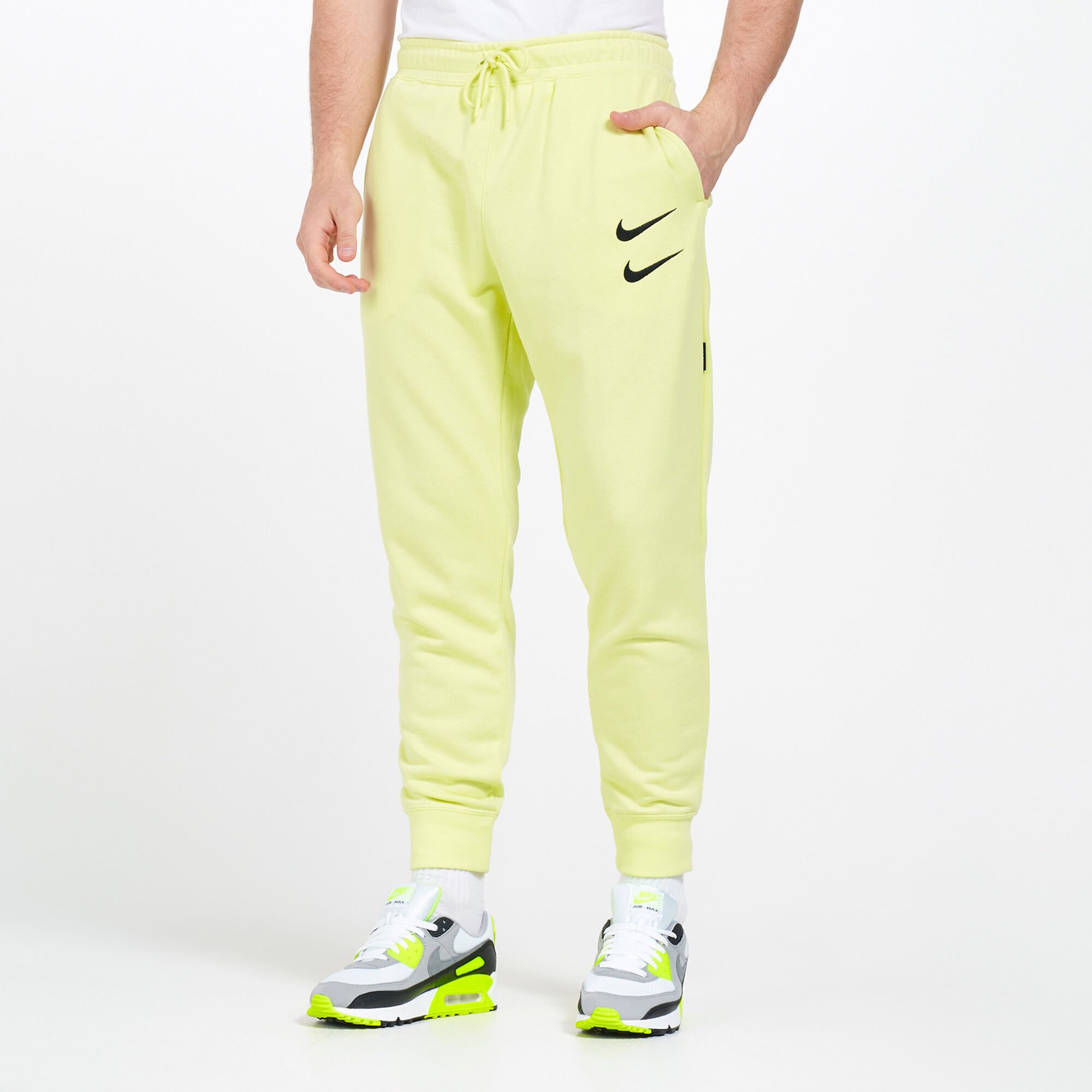 Buy Nike Men's Sportswear Swoosh Futura Track Pants in Kuwait | SSS