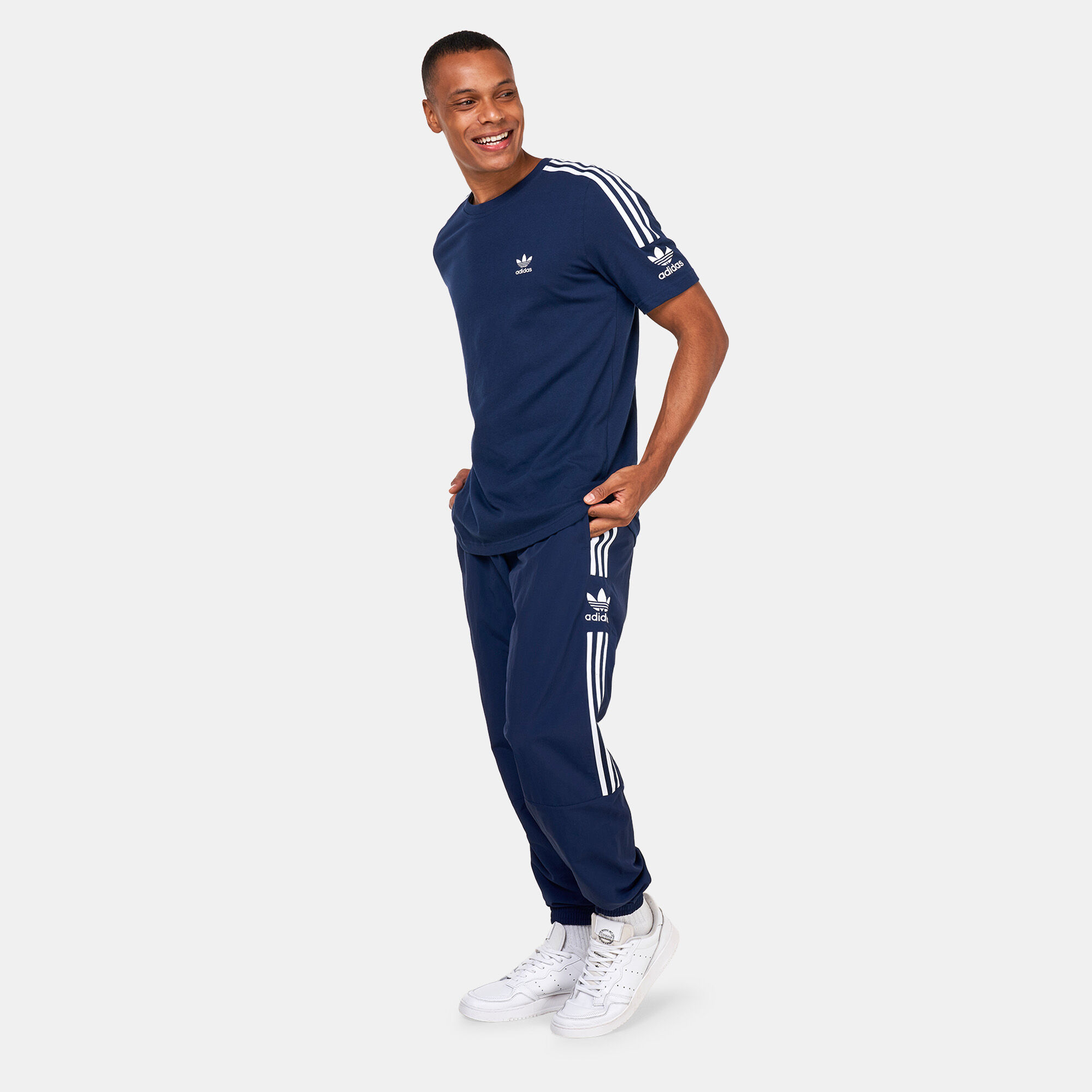 Adidas originals adicolor locked up logo track pants hotsell