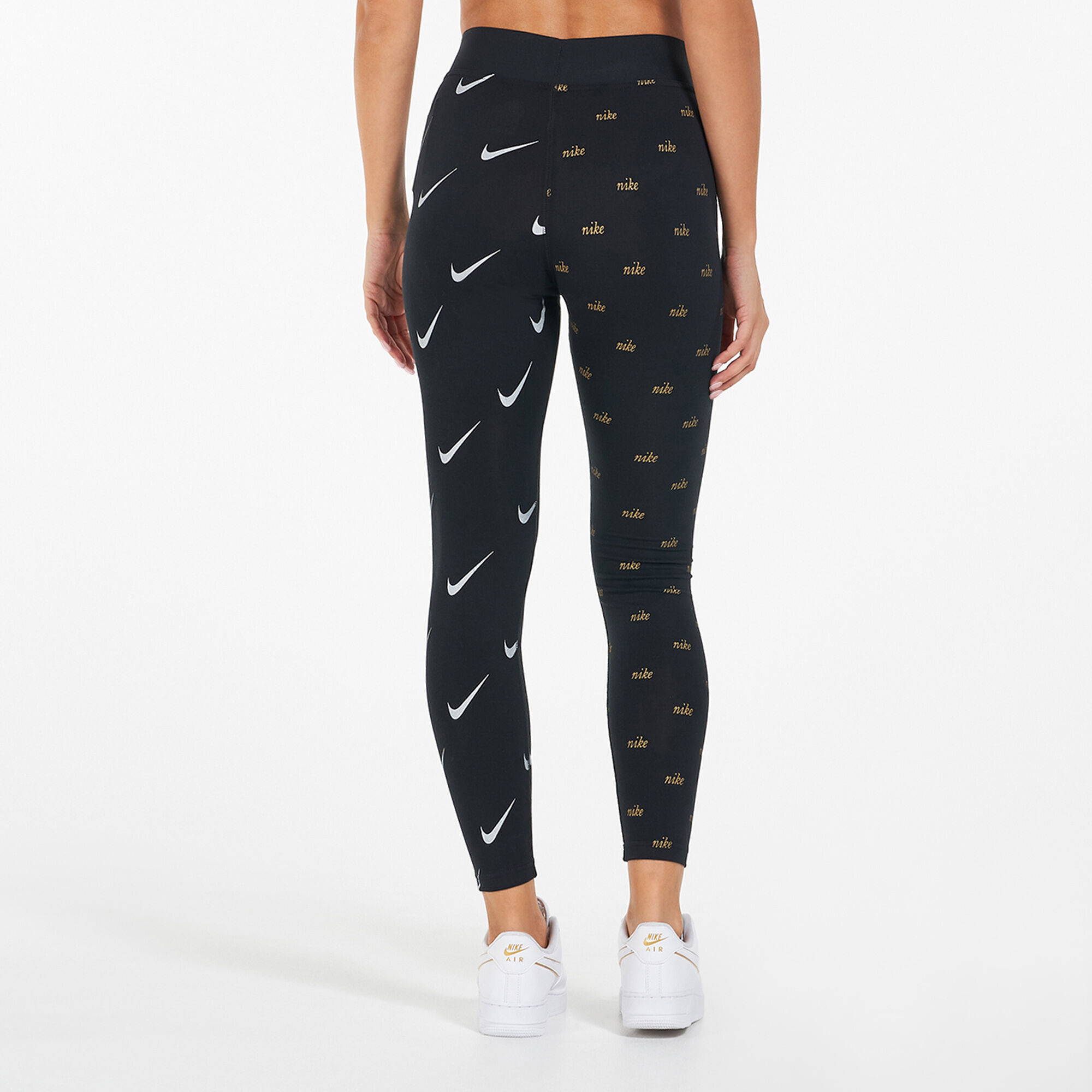 Nike sportswear women's metallic leggings clearance