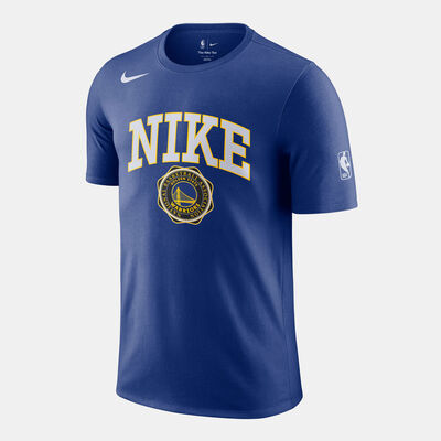 Nike Men's NBA Golden State Warriors Essential T-Shirt Blue