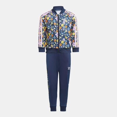 adidas Originals Kids' Floral SST Tracksuit (Younger Kids) Multi