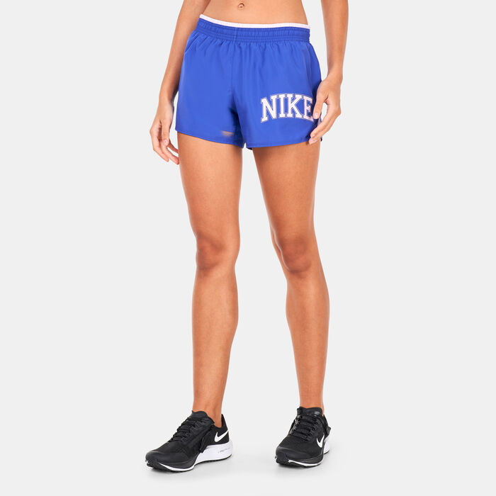 Nike Women's Dri-FIT Swoosh 10K Running Shorts Blue image number 0