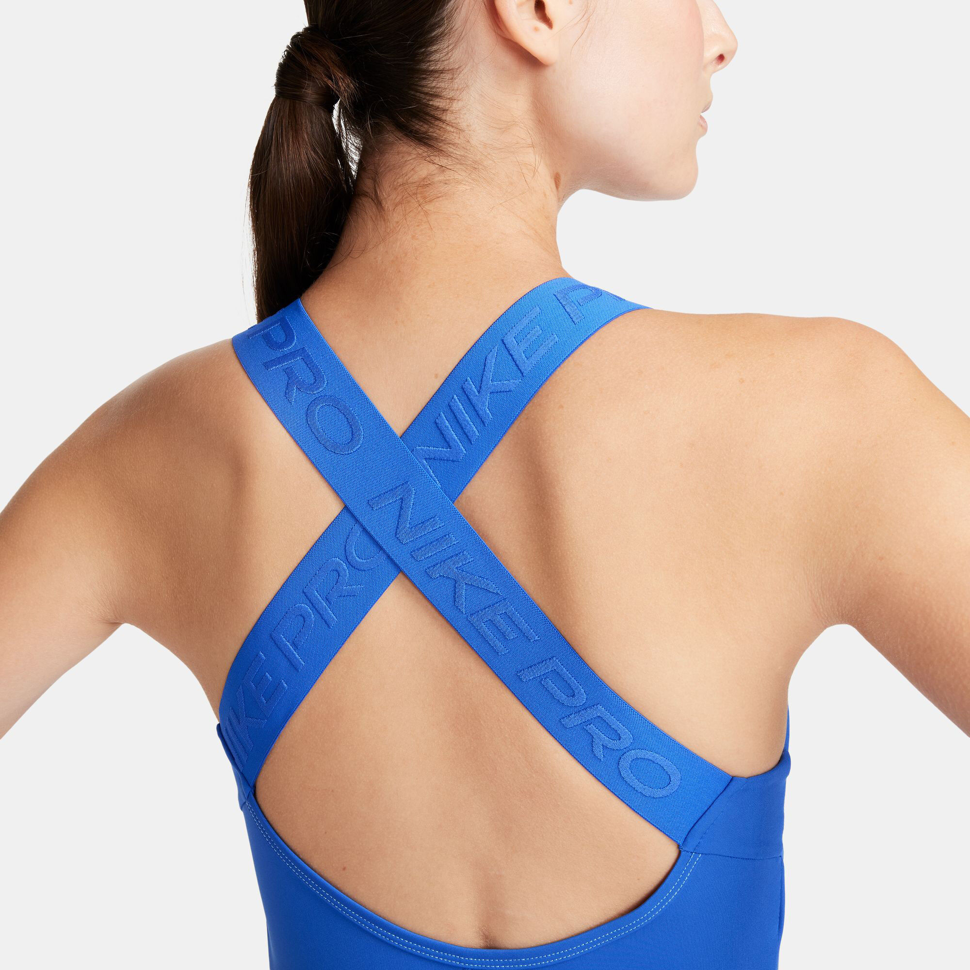 Women s Pro Dri FIT Bodysuit Blue Nike in Kuwait SSS