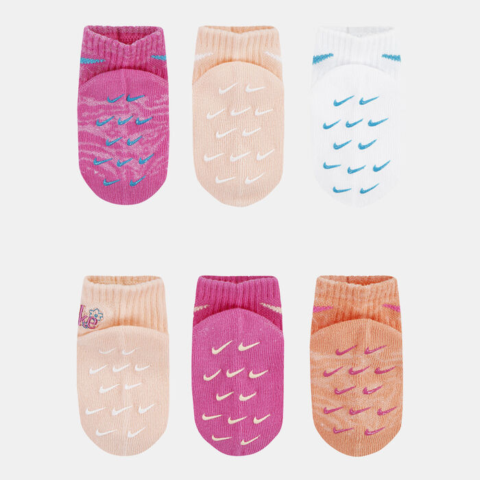 Nike Kids' Wild Flower Ankle Socks (6 Pairs) Pink image number 2
