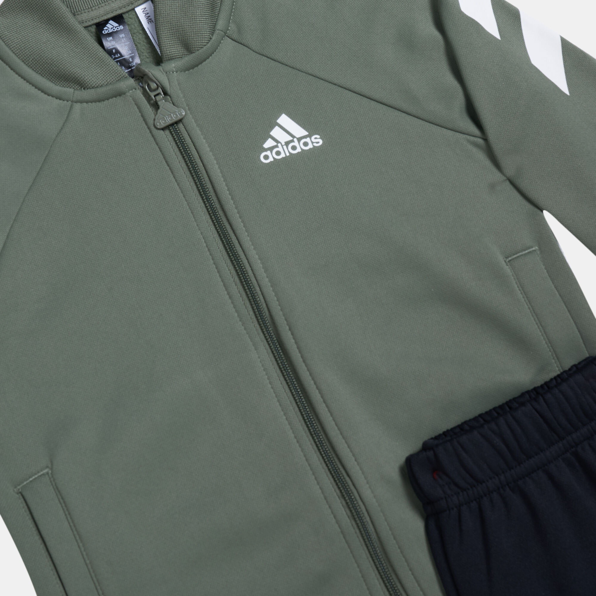 Toddler green adidas tracksuit discount