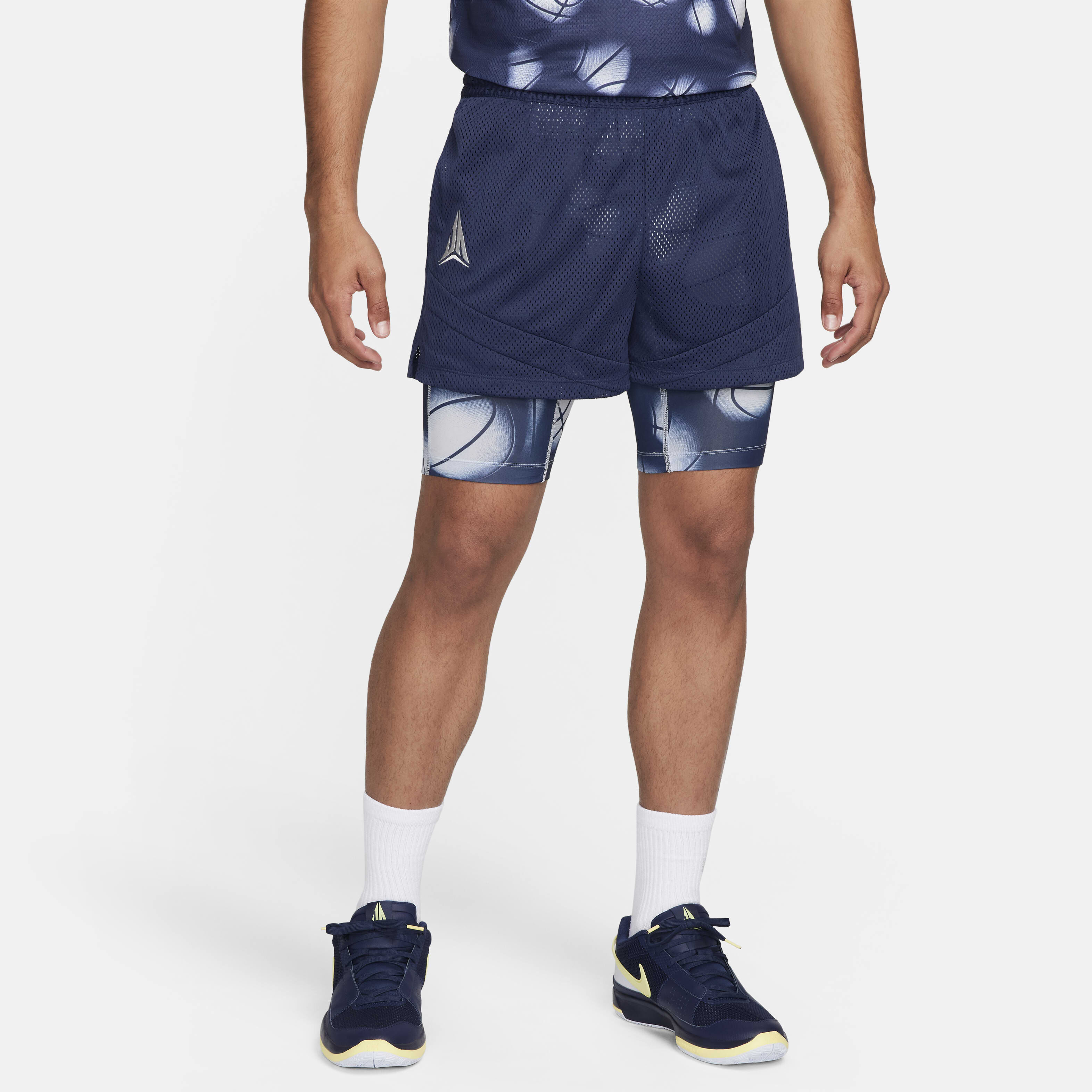 Men s JA Dri FIT 2 in 1 Basketball Shorts Blue Nike in Kuwait SSS