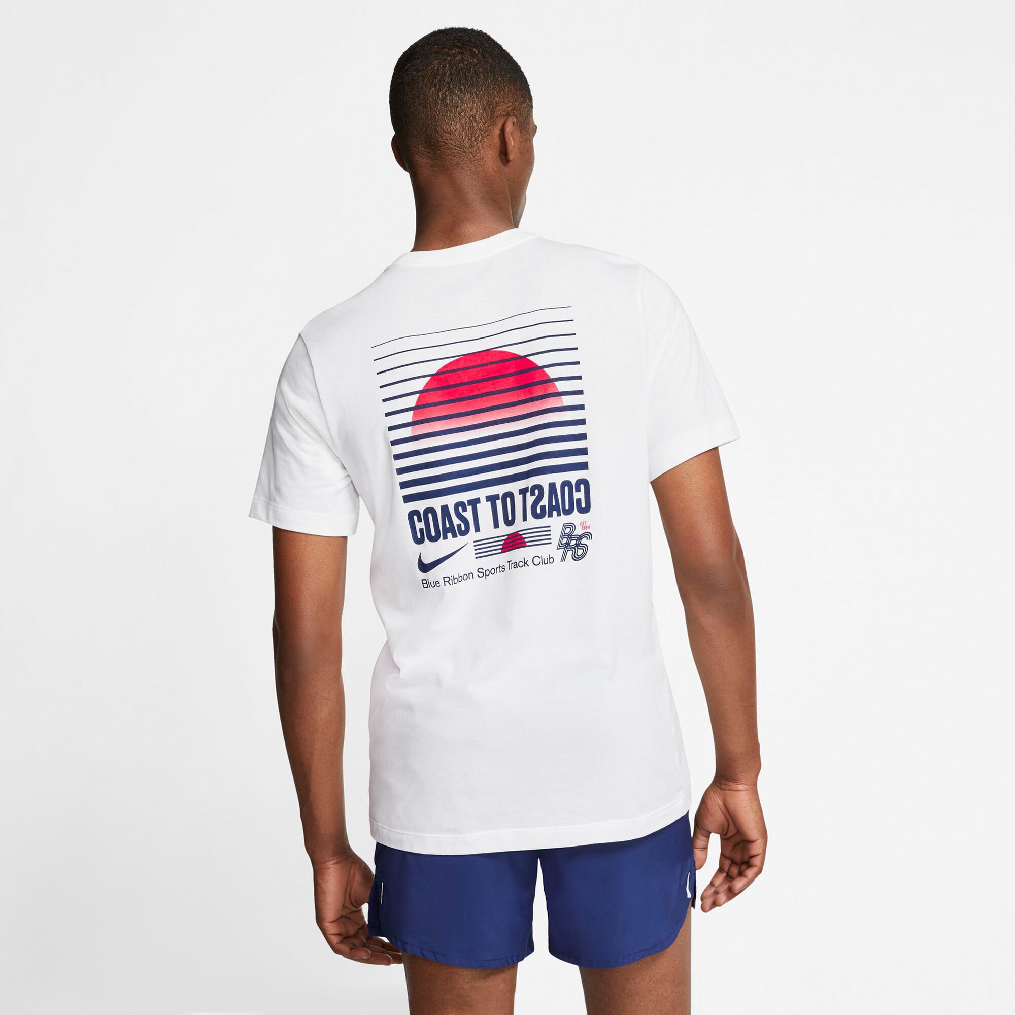 Men s Dri FIT Blue Ribbon Sports Running T Shirt