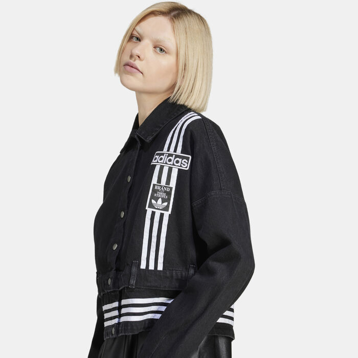 adidas Originals Women's Adibreak Denim Track Jacket Black image number 4