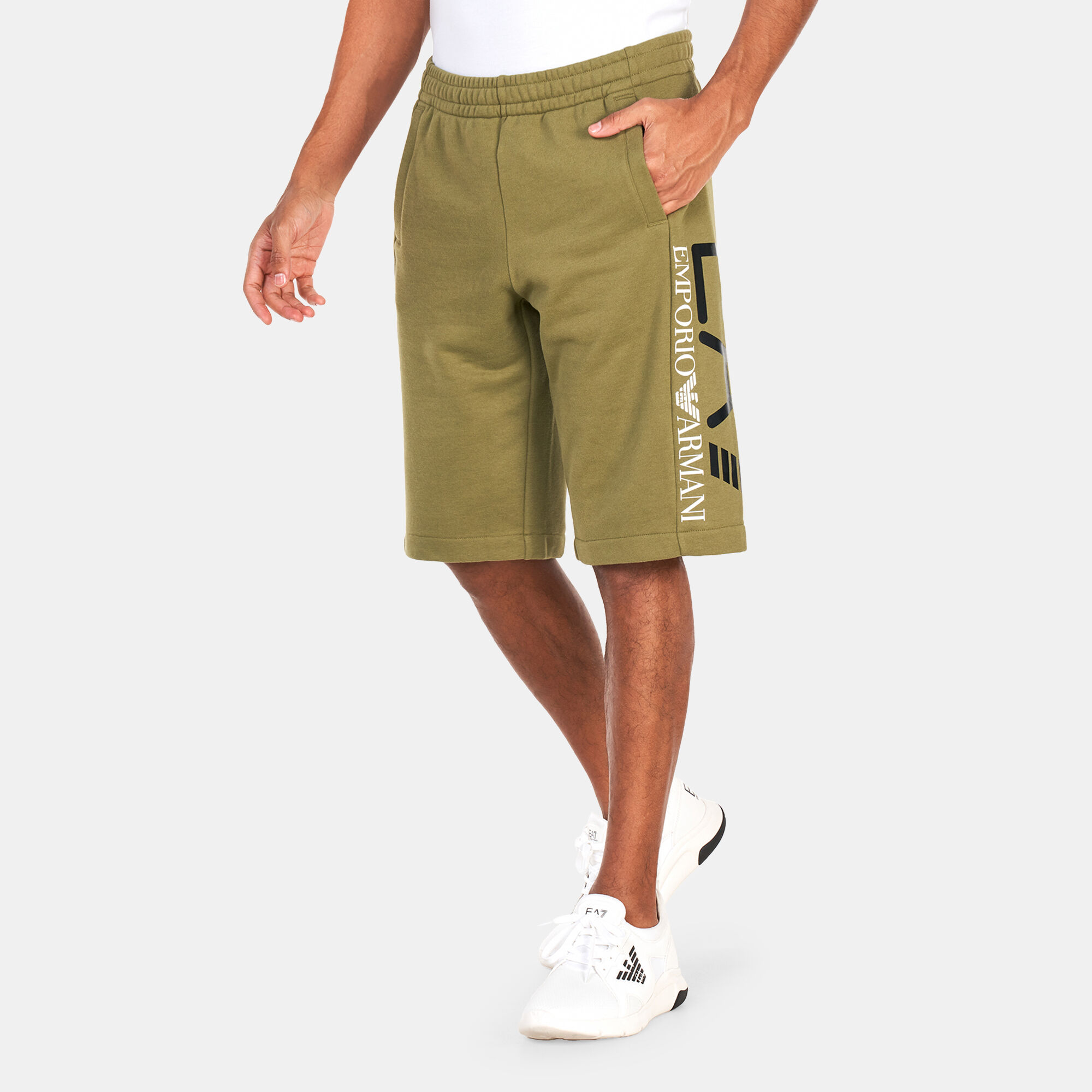 Ea7 fleece on sale shorts