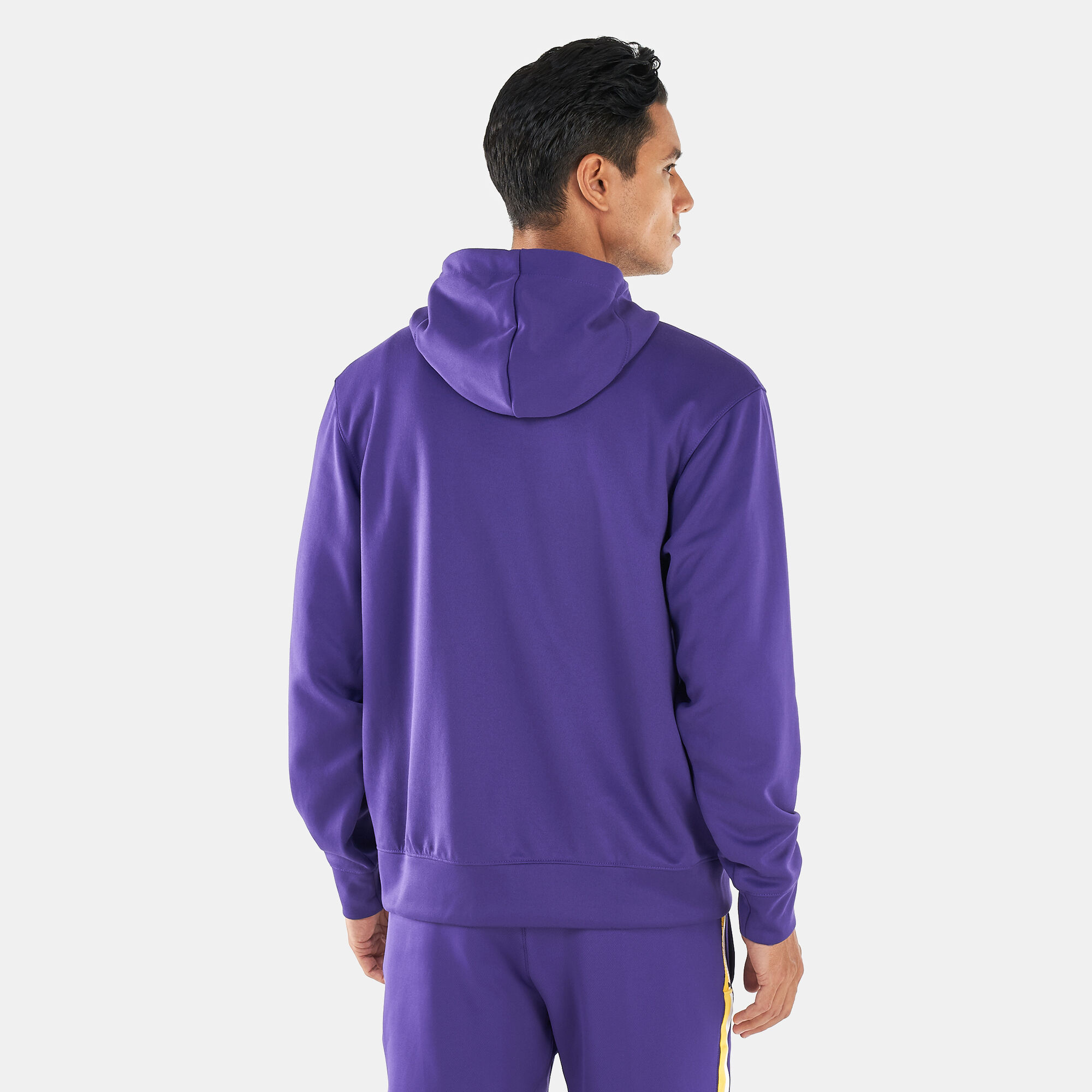 Buy Nike Men s Dri FIT NBA Los Angeles Lakers Spotlight Hoodie