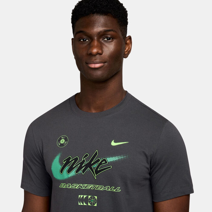 Nike Men's Basketball T-Shirt Grey image number 2