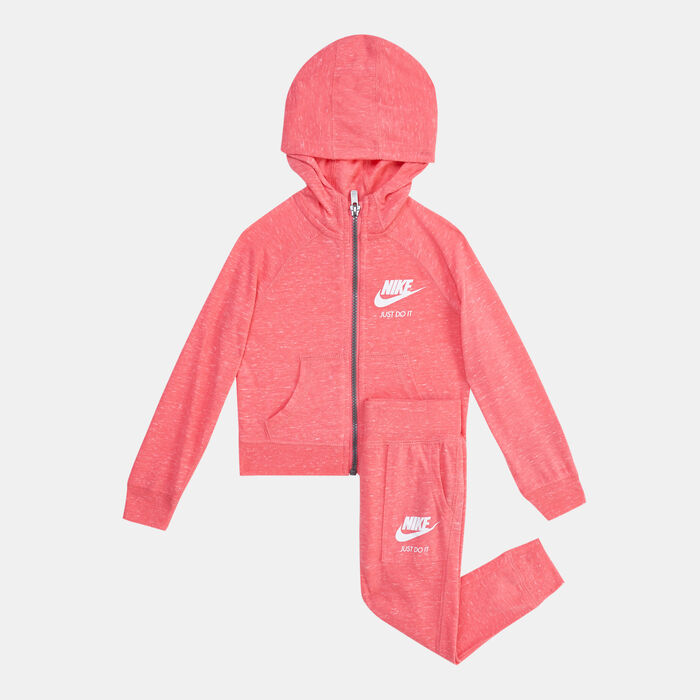 Nike NSW LOGO TRACKSUIT SET Pink - pink
