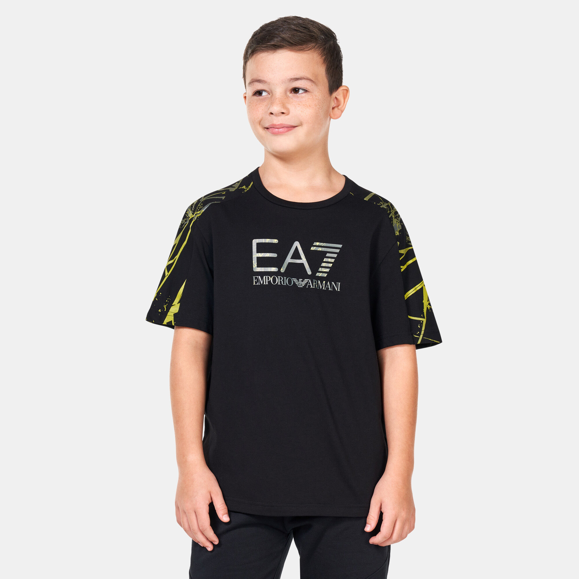 Buy EA7 Emporio Armani Kids Visibility T Shirt Older Kids Black