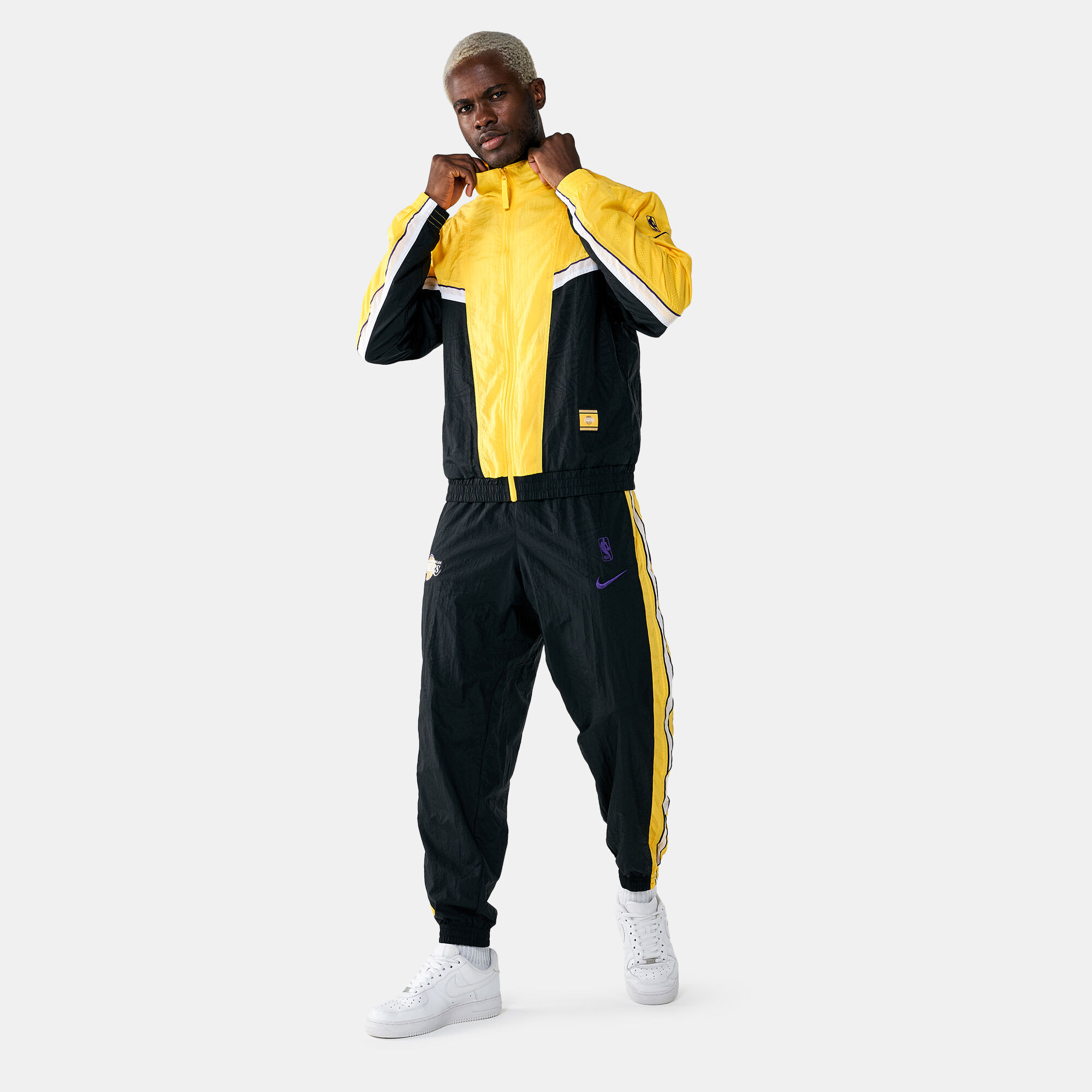 Nike LOS ANGELES LAKERS COURTSIDE TRACKSUIT BLUE MEN´S Size L