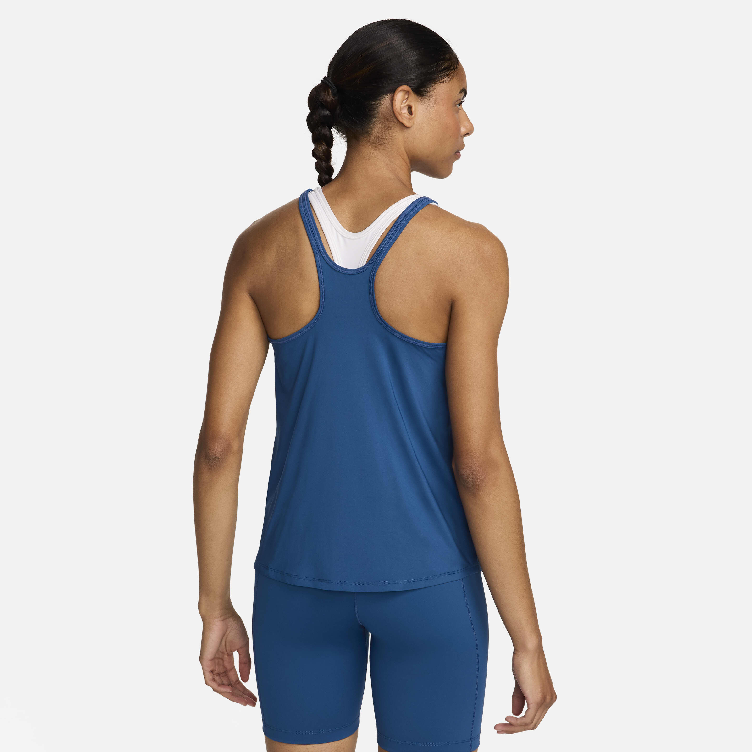 Women s One Classic Dri FIT Strappy Tank Top Blue Nike in Kuwait SSS