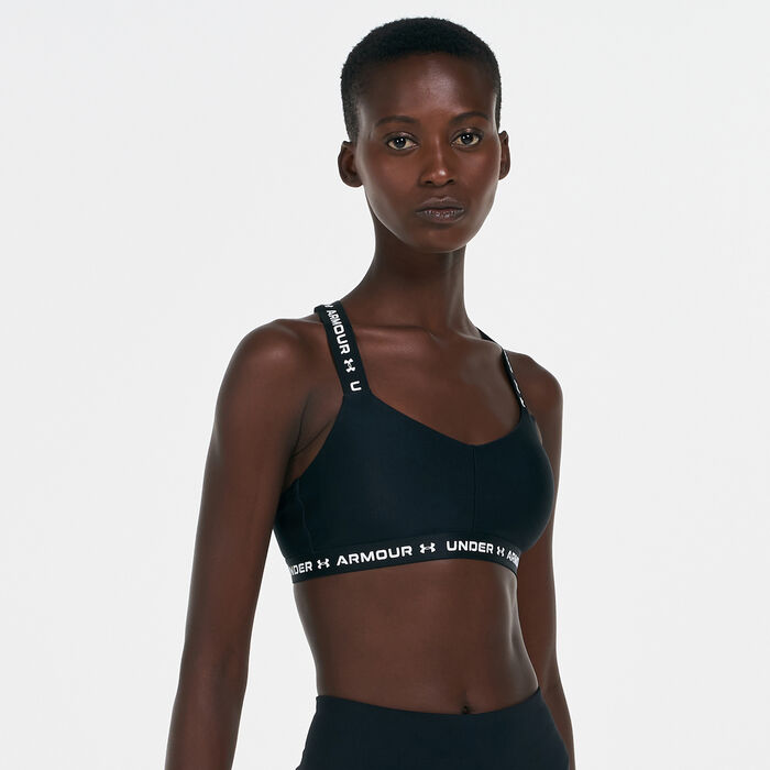 Under Armour Women's Crossback Sports Bra Black image number 0