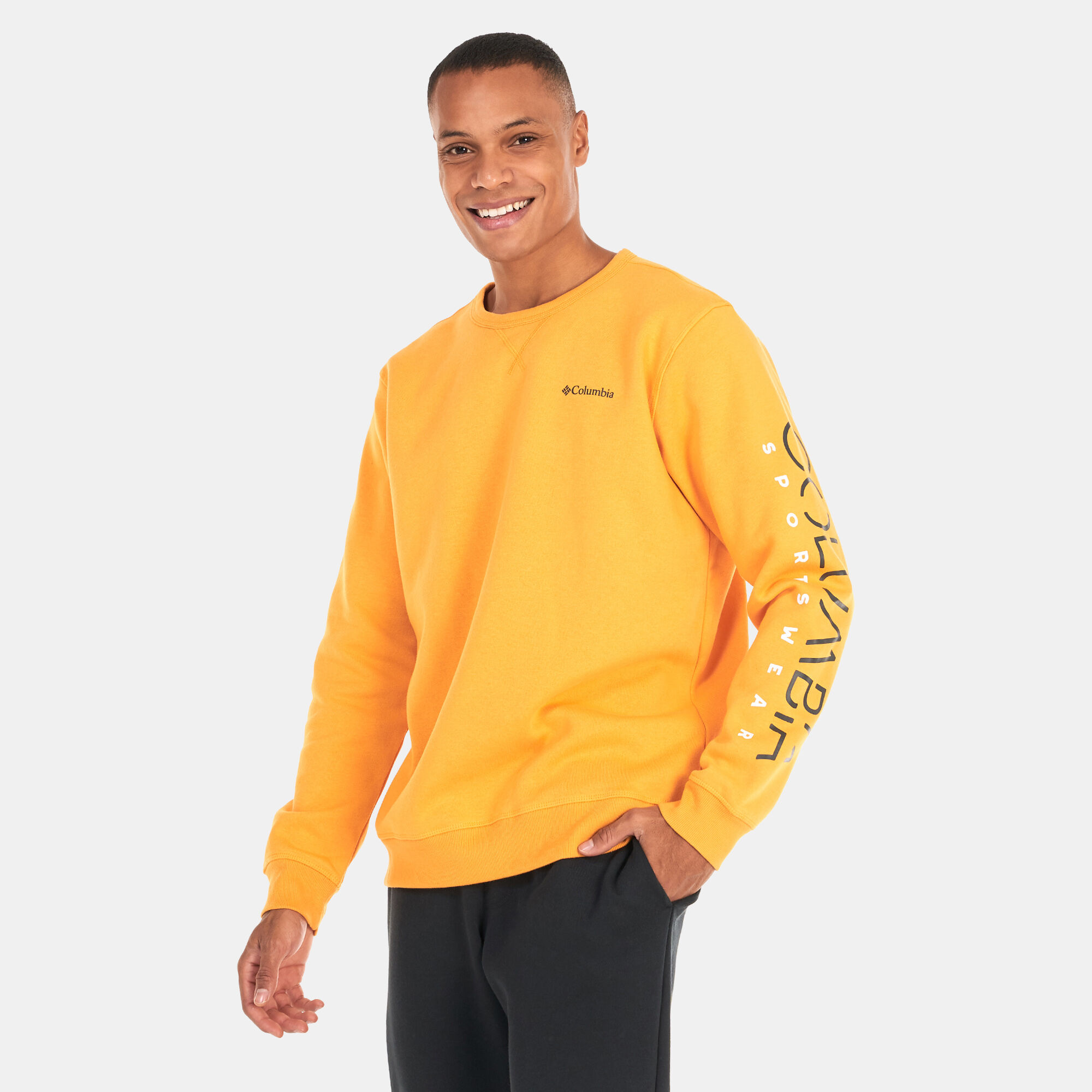 Columbia men's crew neck sweatshirt discount