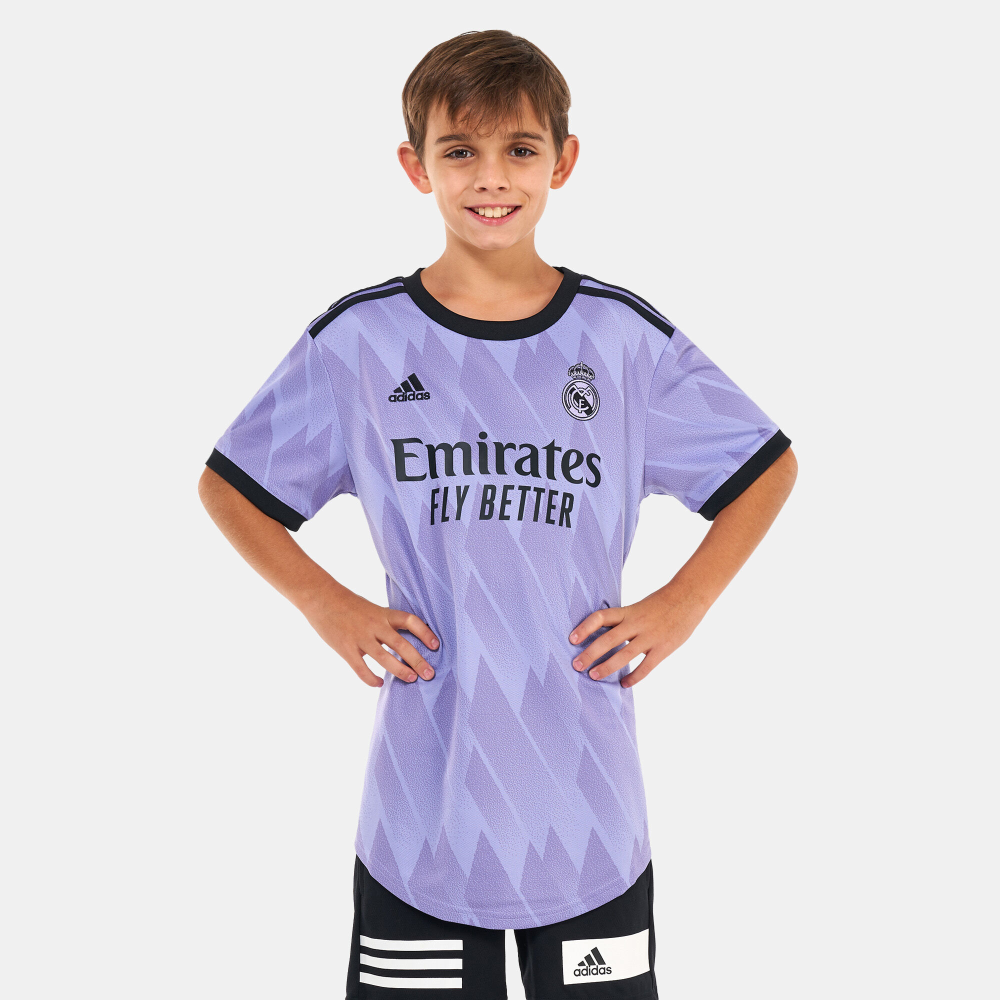 Adidas performance real madrid away sports women's size small store black
