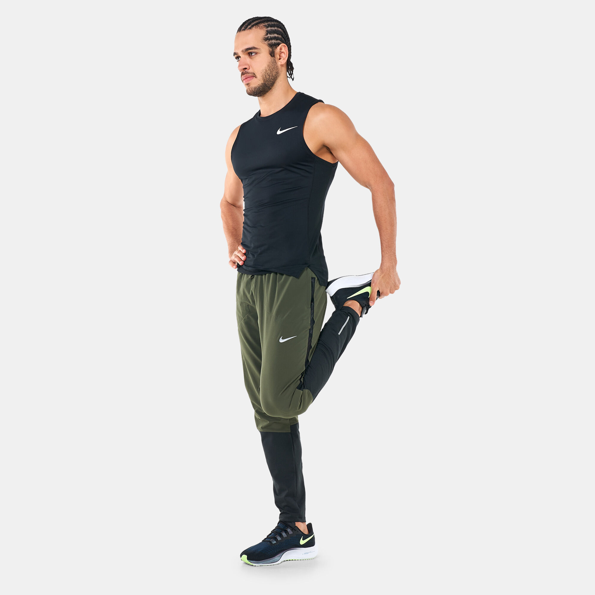 Men s Dri FIT Run Division Phenom Hybrid Running Pants Green Nike in Kuwait SSS