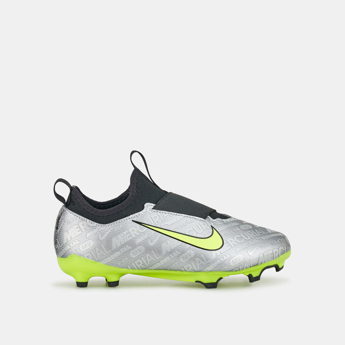 Nike Kids' Zoom Mercurial Vapor 15 Academy XXV Multi Ground Football Shoe Silver image number 0