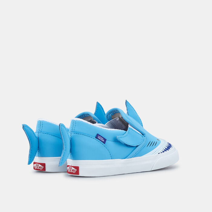 Vans Kids' Slip-On V Shark Shoe (Toddler) image number 2