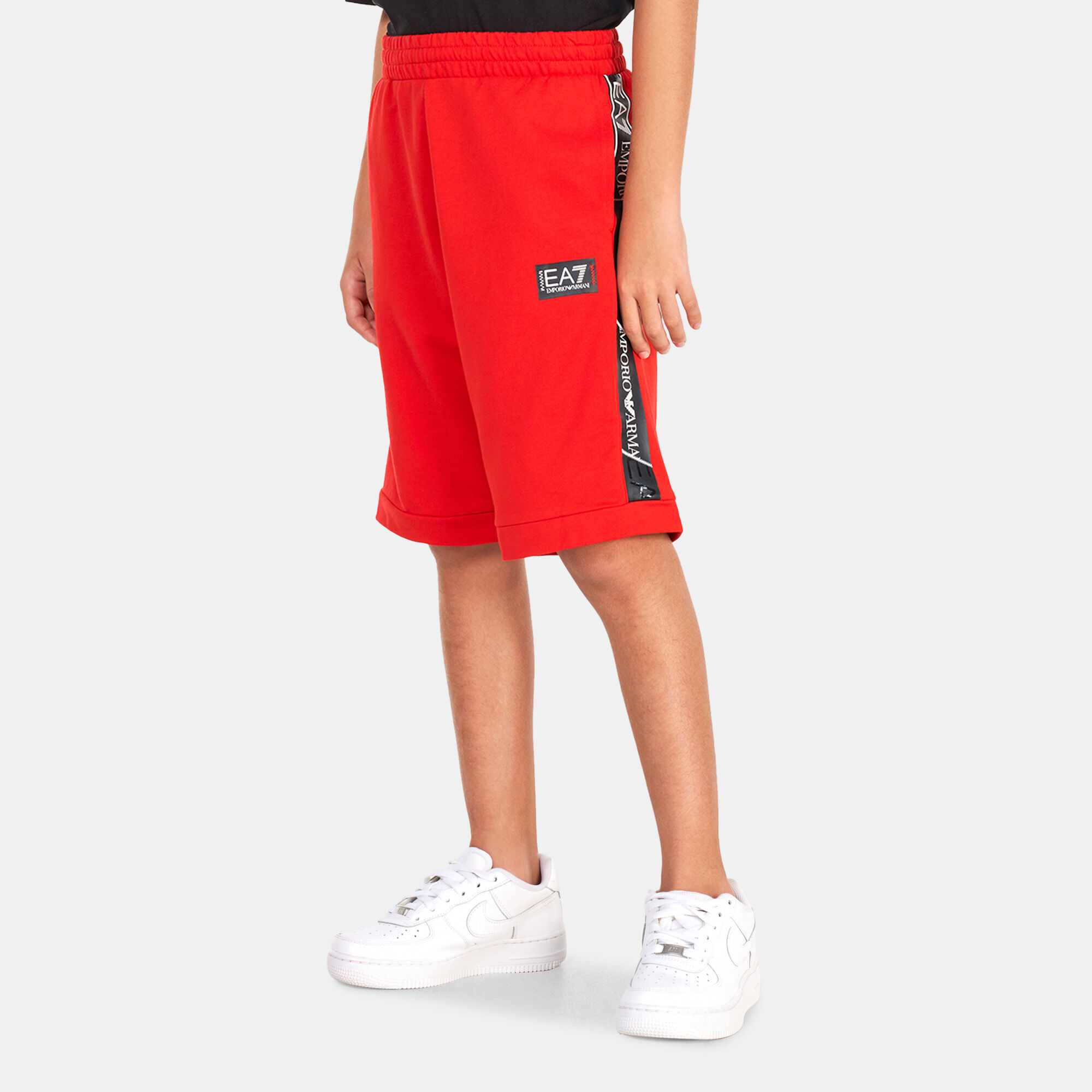 Red armani shorts outlet