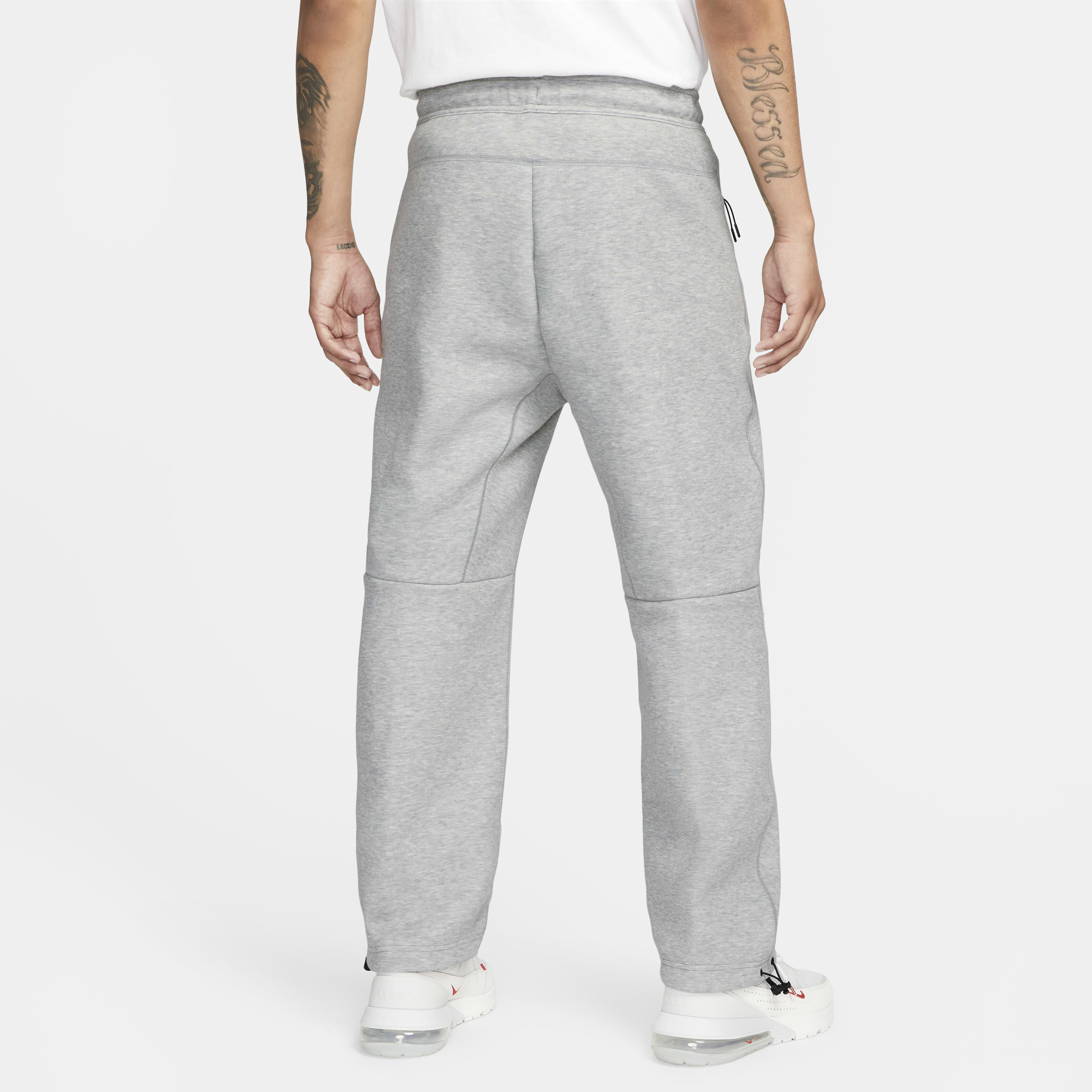 Grey nike tracksuit bottoms mens online