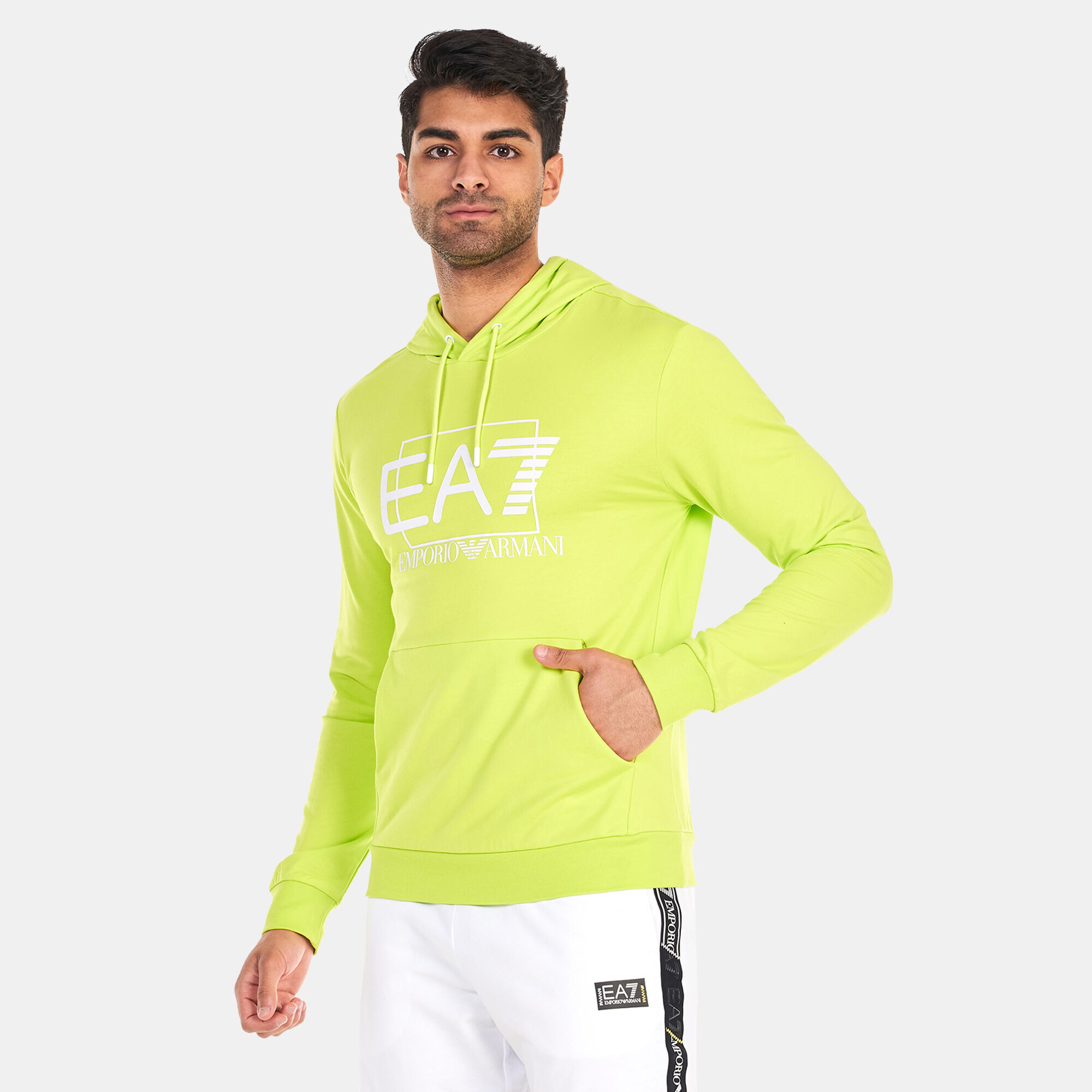 Men s Train Visibility Hoodie Green EA7 Emporio Armani in Kuwait SSS