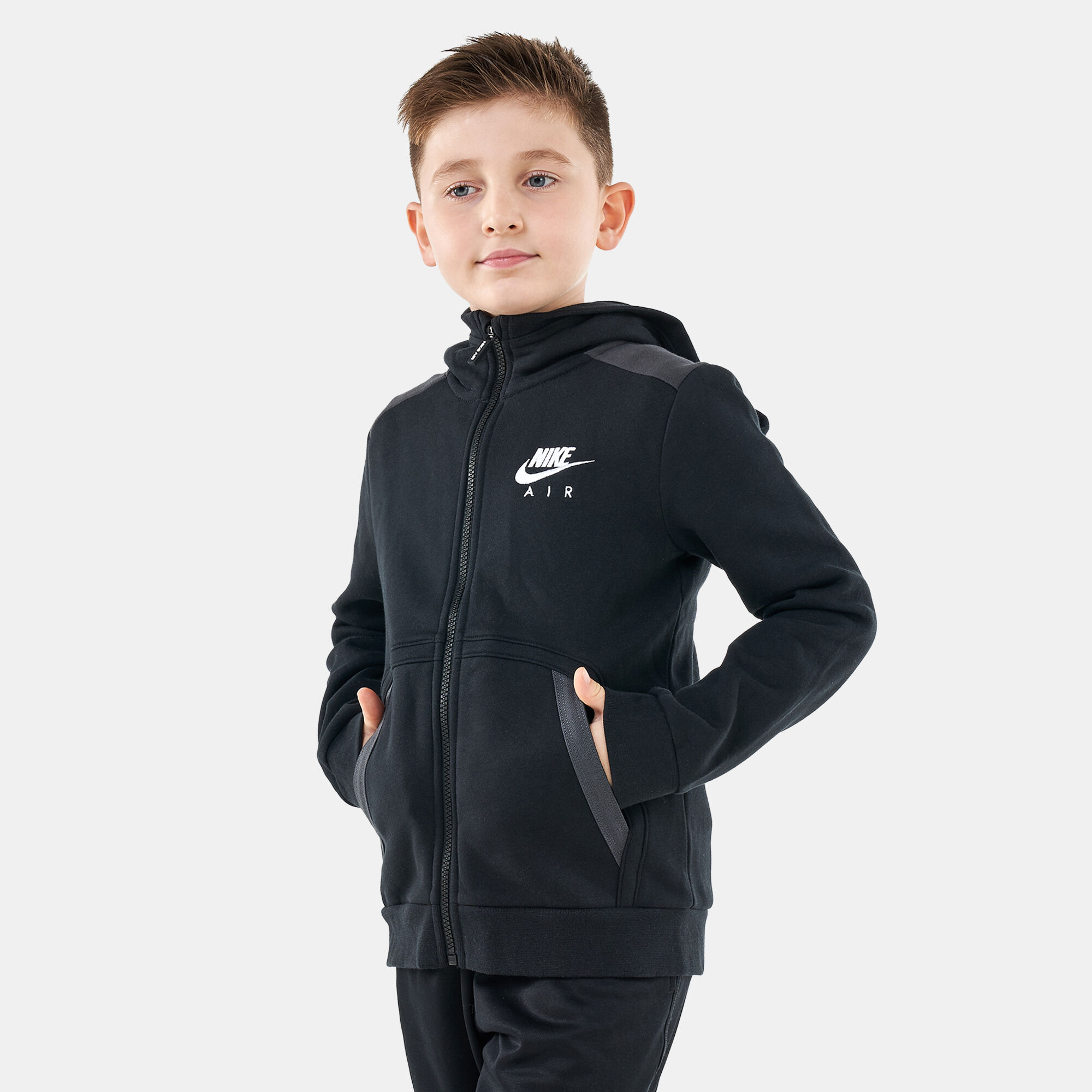 Kids s Sportswear Air Full Zip Hoodie Older Kids
