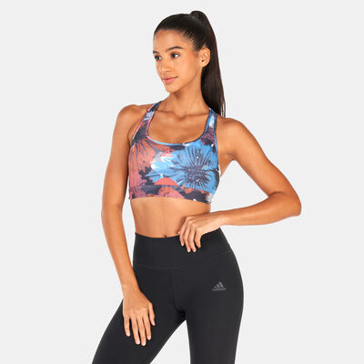 adidas Run Medium-Support Sports Bra Women’s Size 2XSC Black