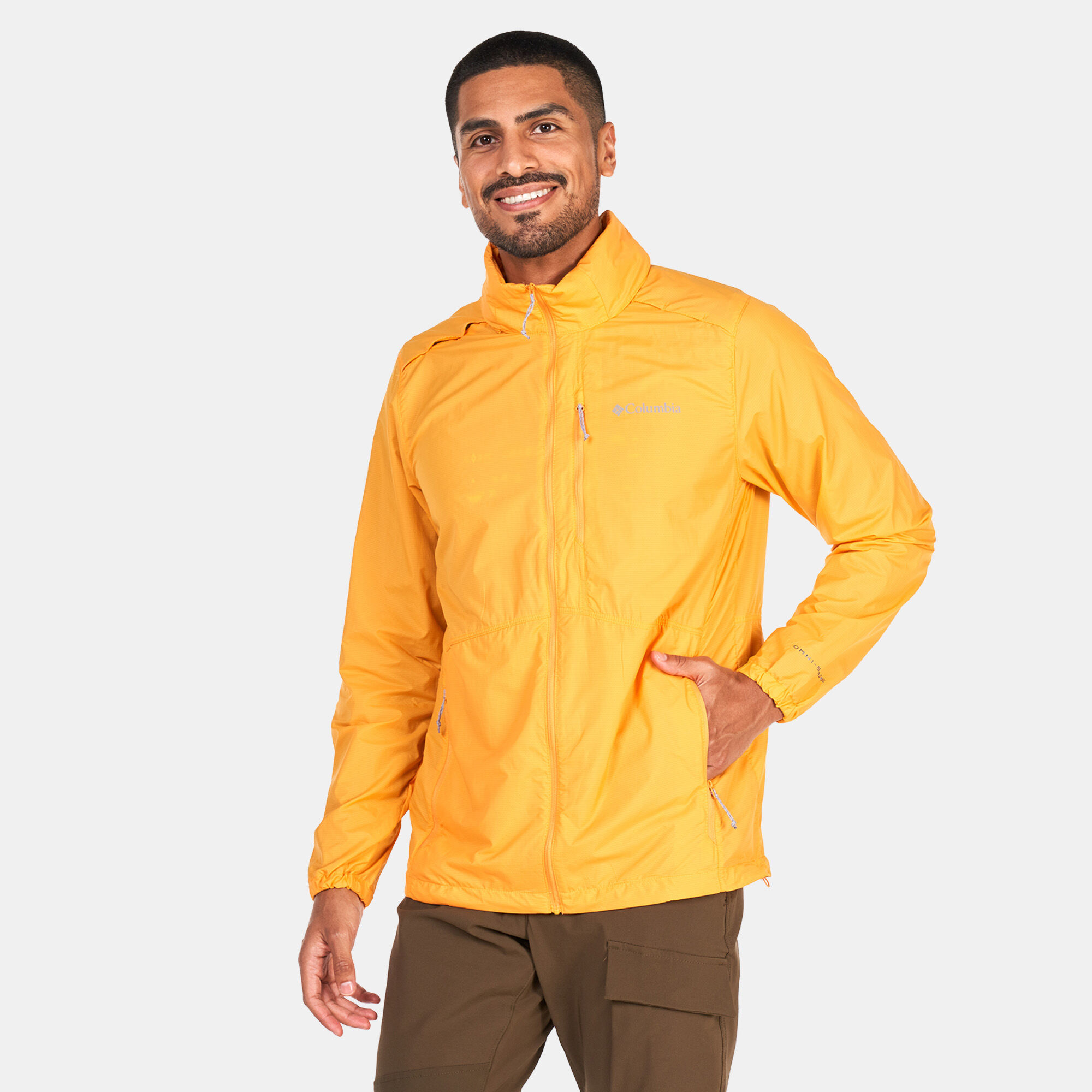 Buy Columbia Men s Alpine Chill Windbreaker Jacket Yellow in