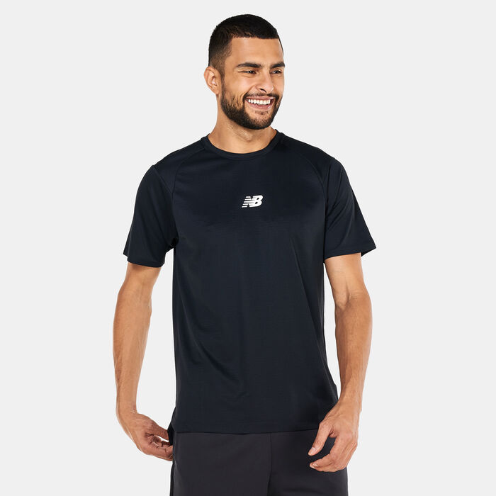 New Balance Men's Impact Run AT N-Vent T-Shirt Black image number 0