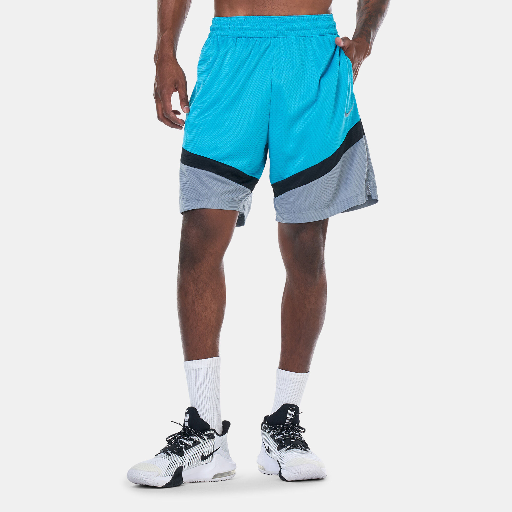 Men s Icon Dri FIT Basketball Shorts Blue Nike in Kuwait SSS