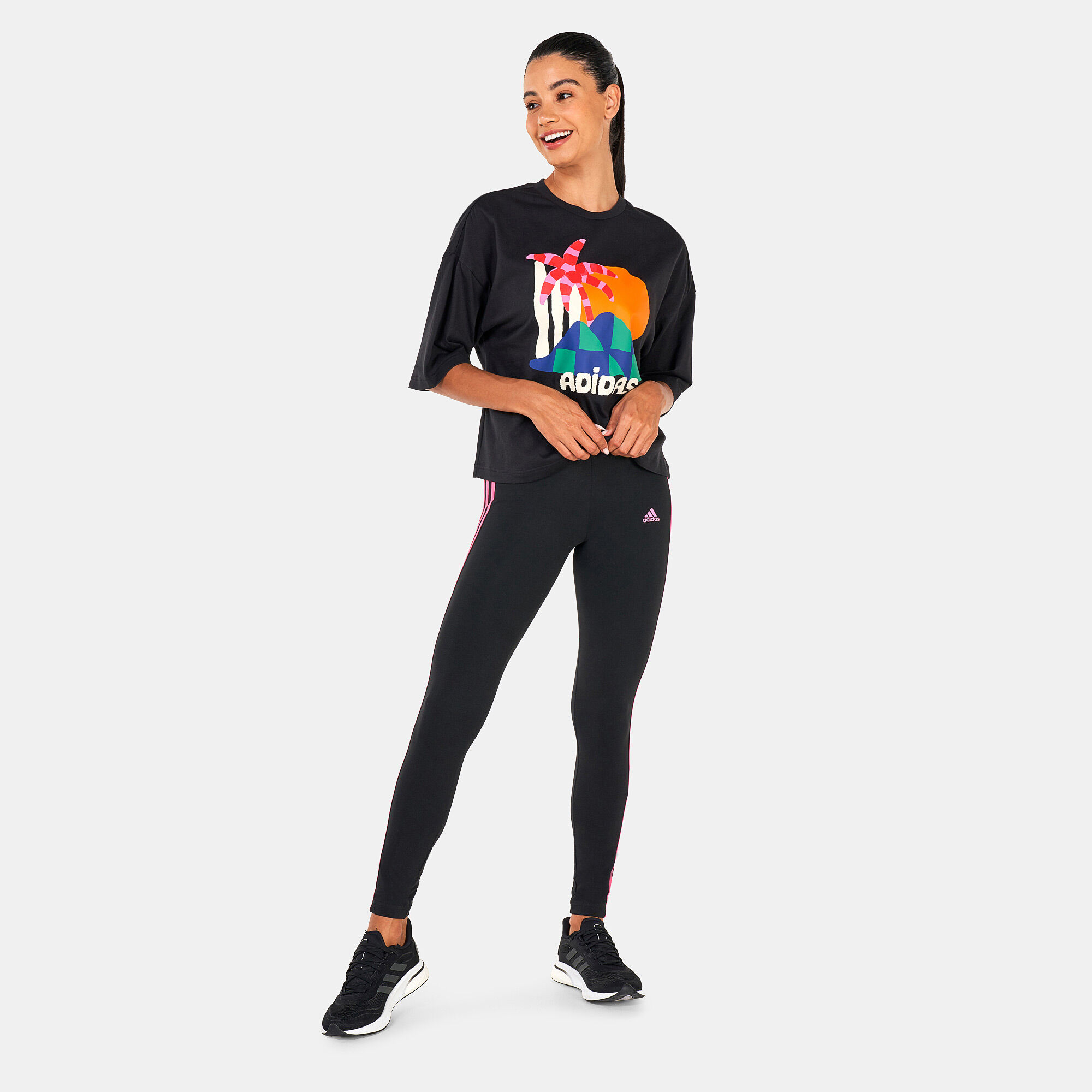 Womens adidas t shirt and leggings 2025