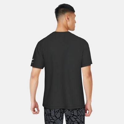 Nike Swim Men's Logo Hydroguard Swimming T-Shirt Black