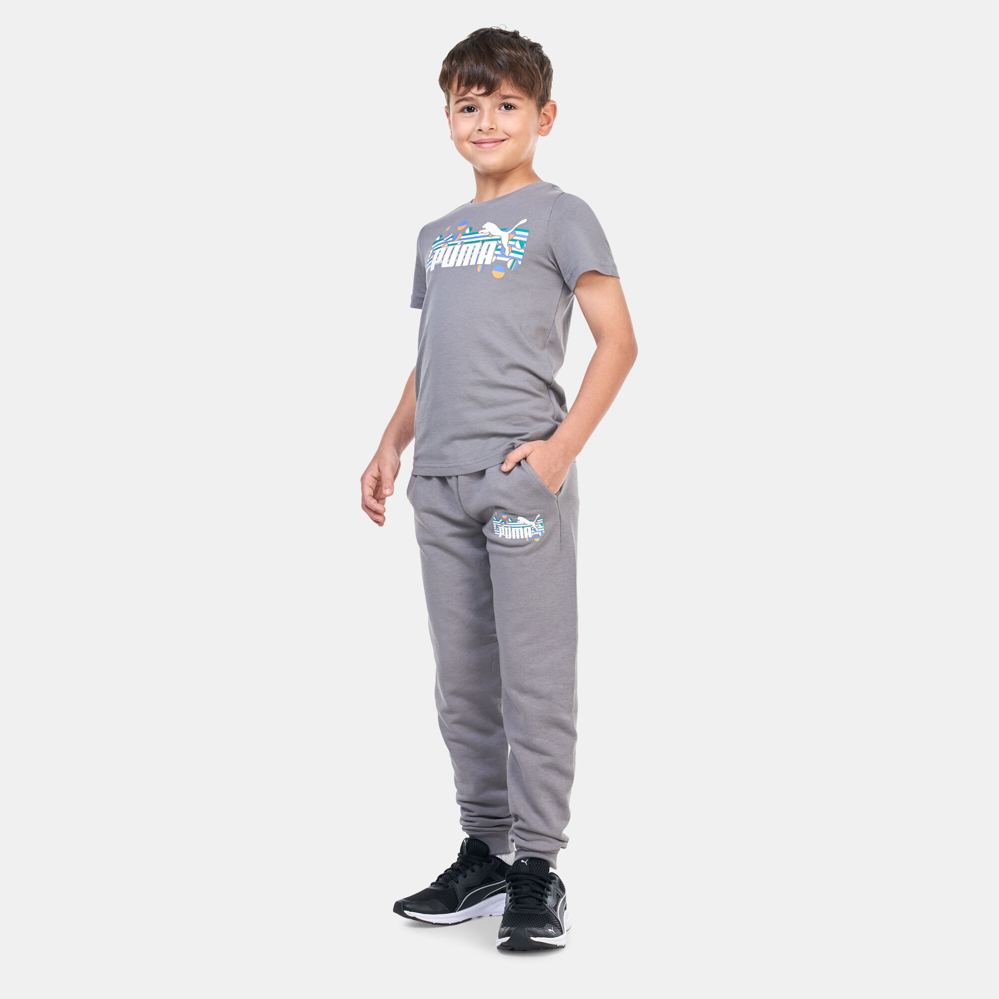 Grey joggers puma new arrivals