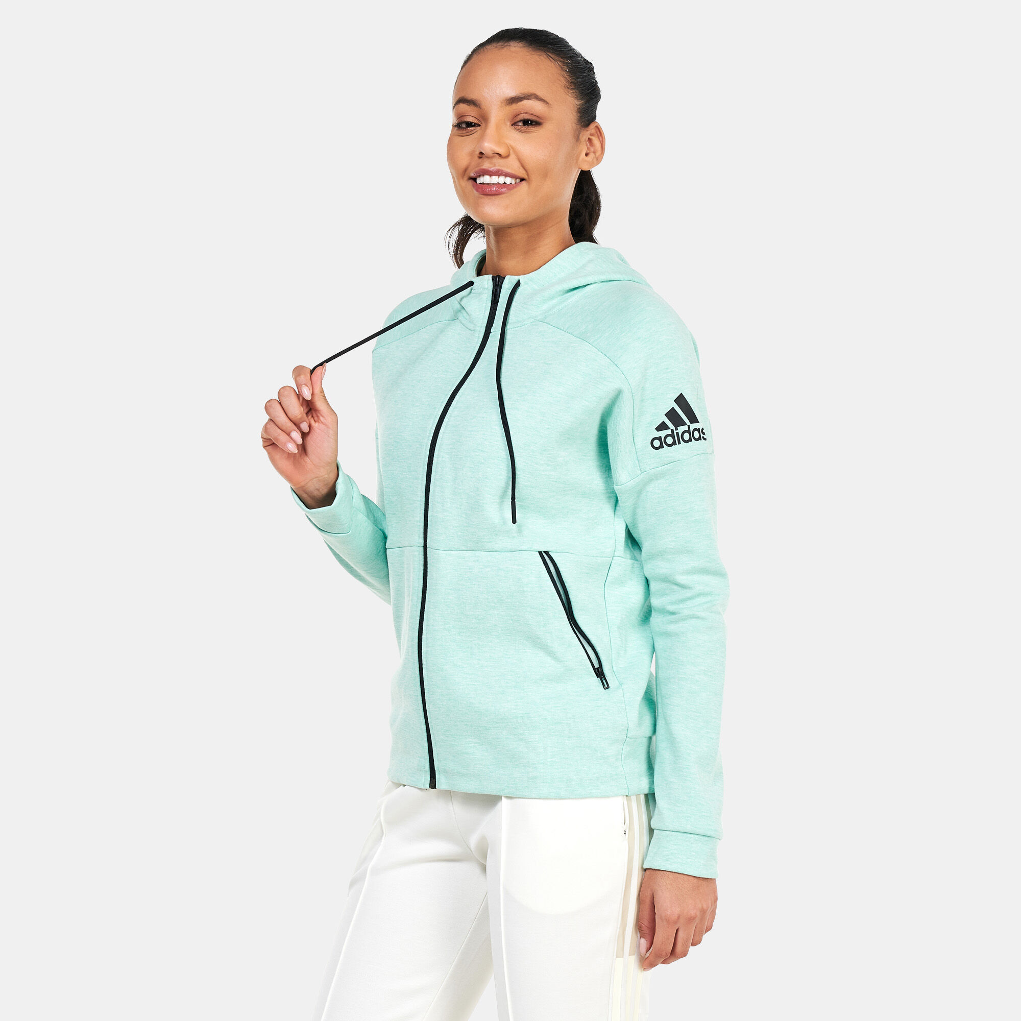 Buy adidas Women s ID Stadium Hoodie Green in Kuwait SSS