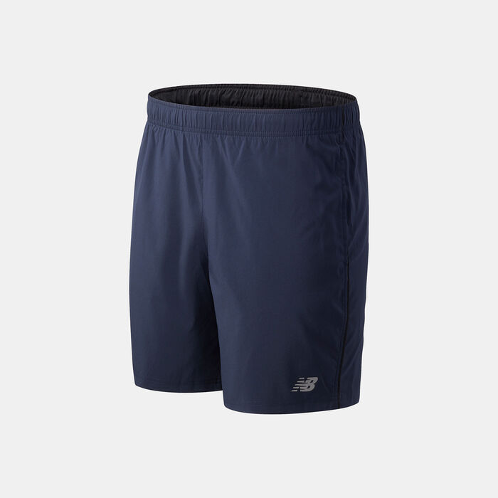New Balance Men's Core Run 7-inch Shorts Blue image number 0