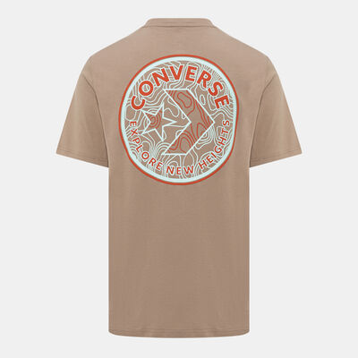 Converse Men's Topography T-Shirt Brown