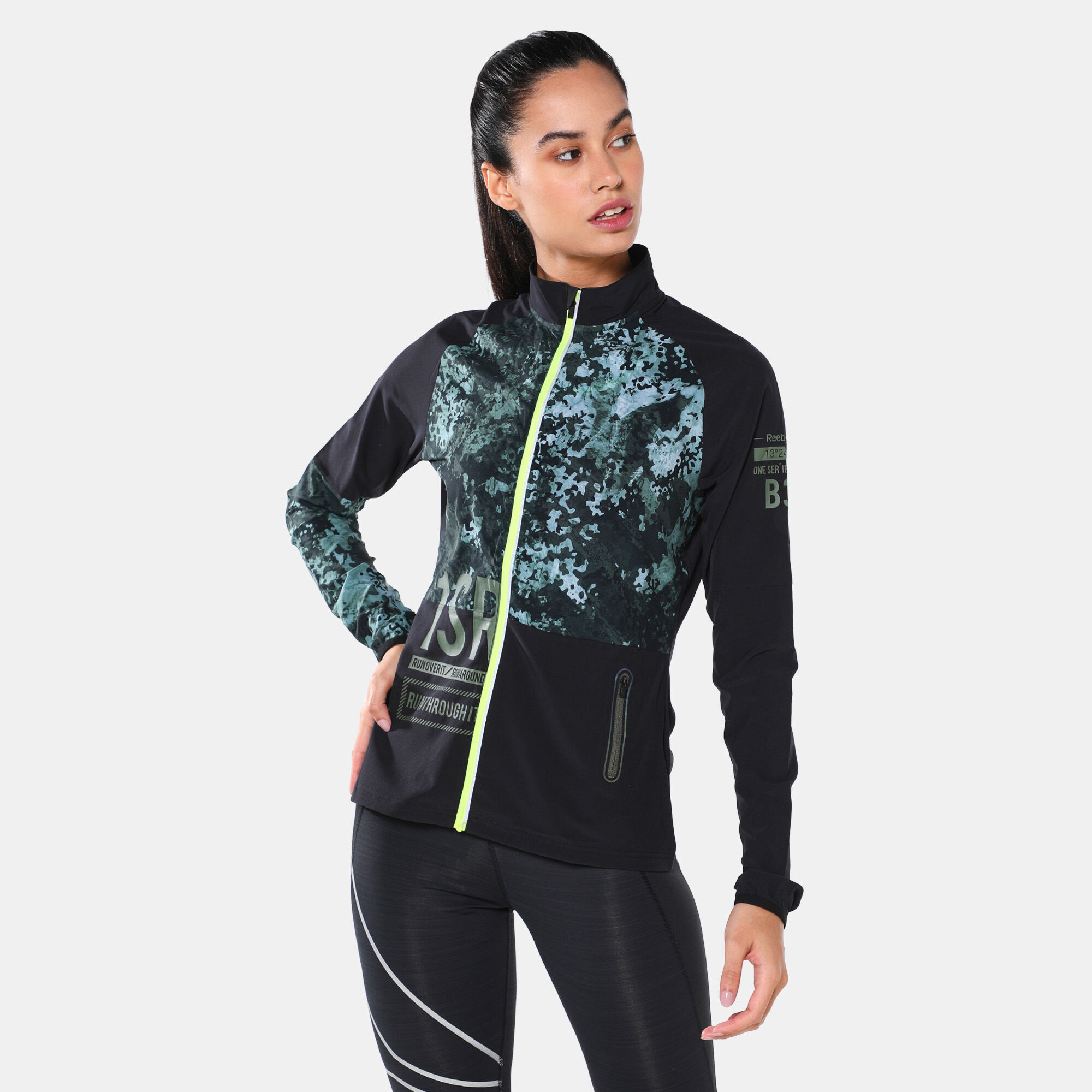 Reebok running jacket women's store