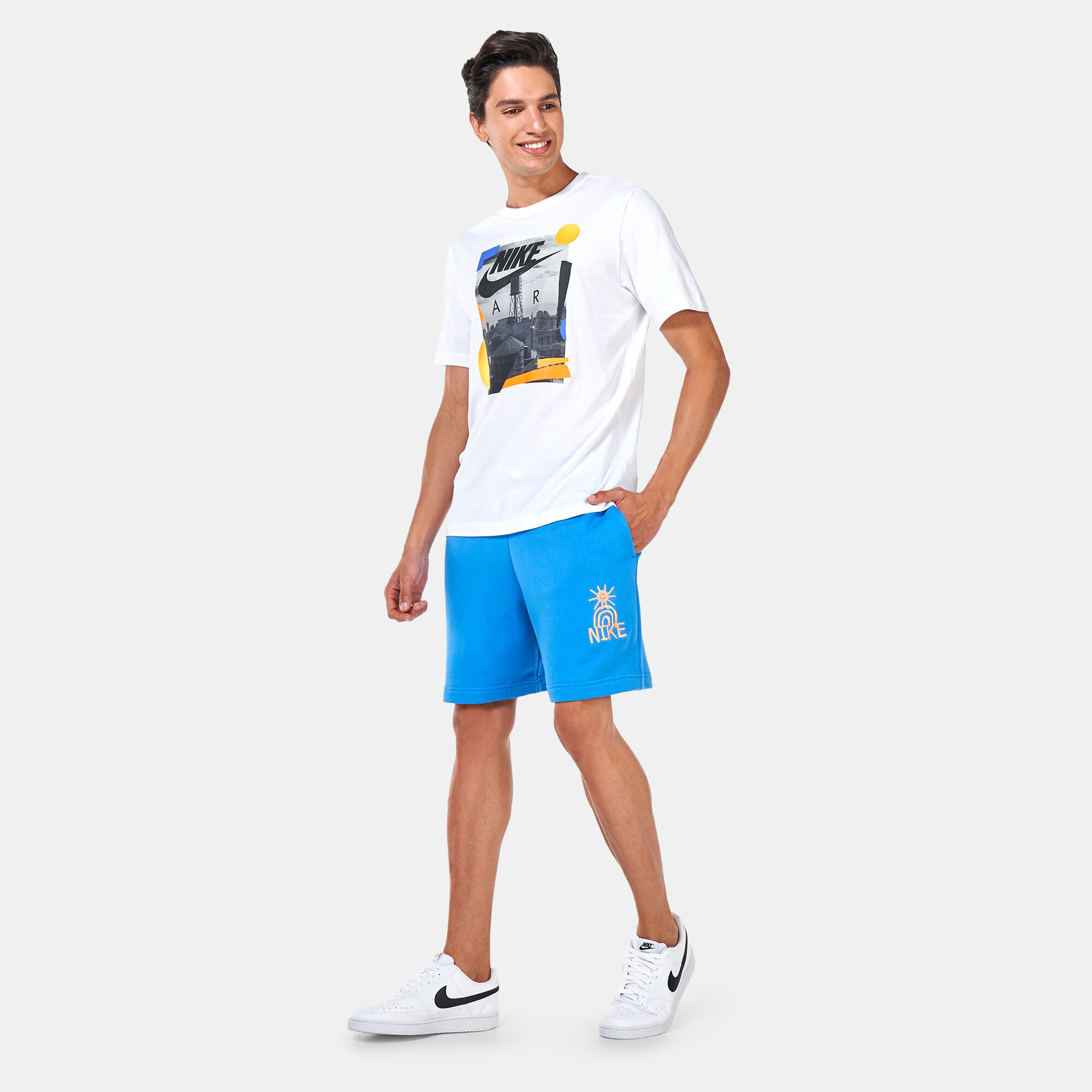 Buy Nike Men s Sportswear HBR Shorts Blue in Kuwait SSS