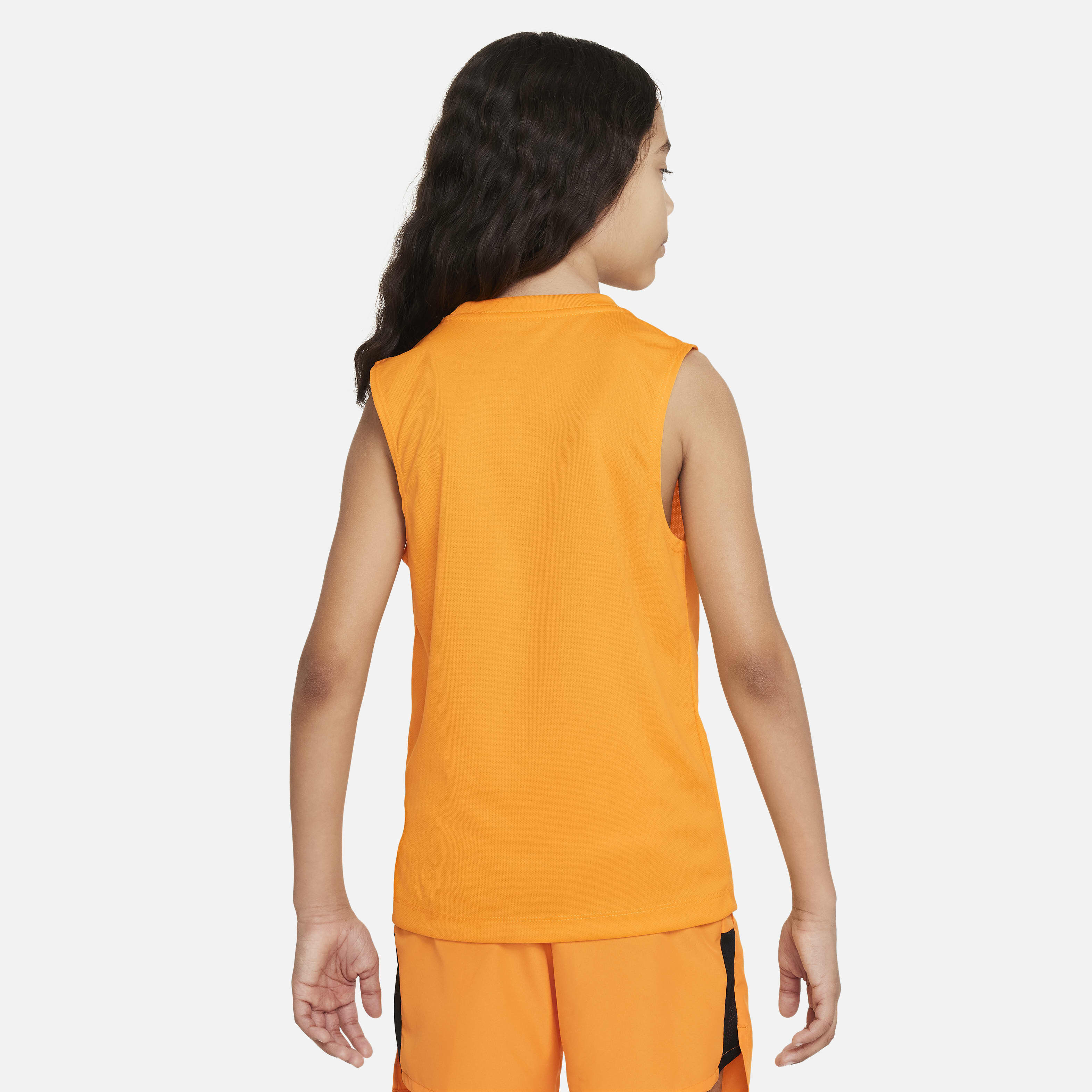Kids Dri FIT Multi Sleeveless Training Top Orange Nike in Kuwait SSS