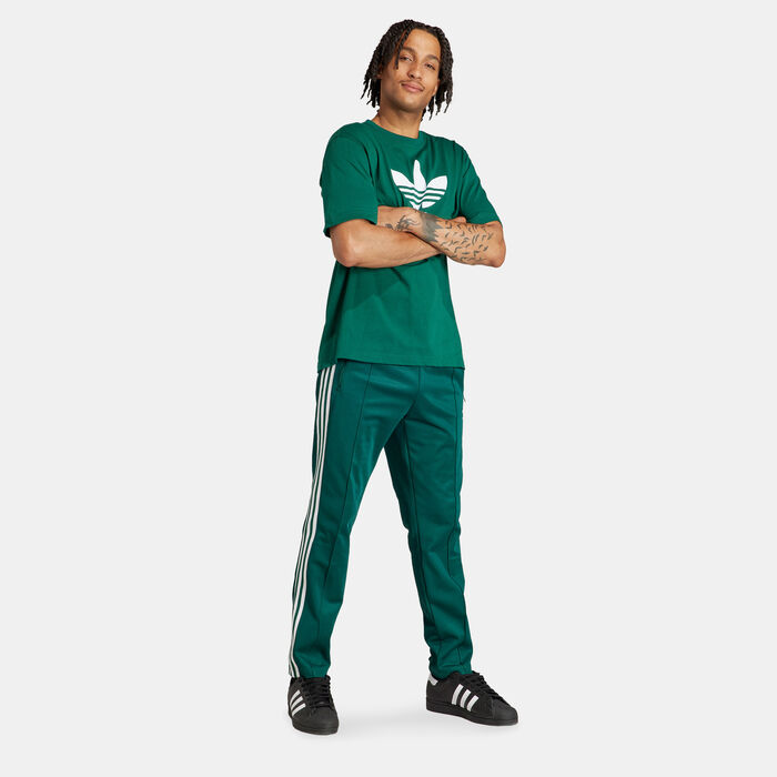 adidas Originals Men's Adicolor Trefoil T-Shirt Green image number 2