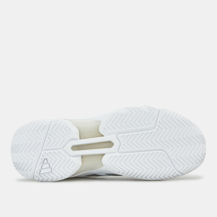 adidas Women's CourtJam Control 3 Tennis Shoes White image number 3