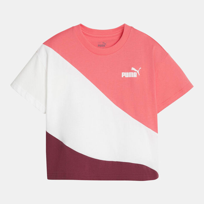 PUMA Kids' Power Cat T-Shirt Pink image number 0