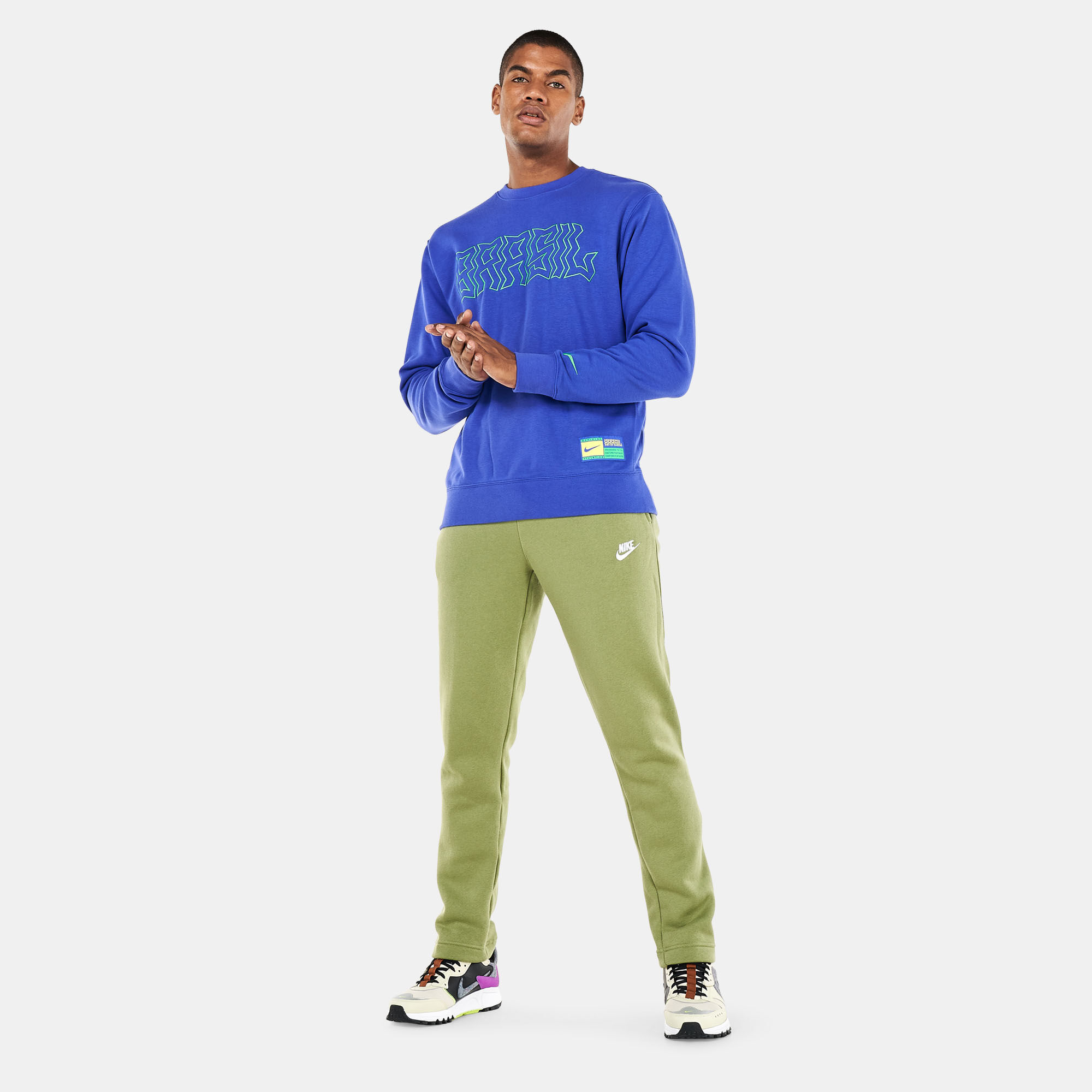 Nike terry sweatshirt best sale