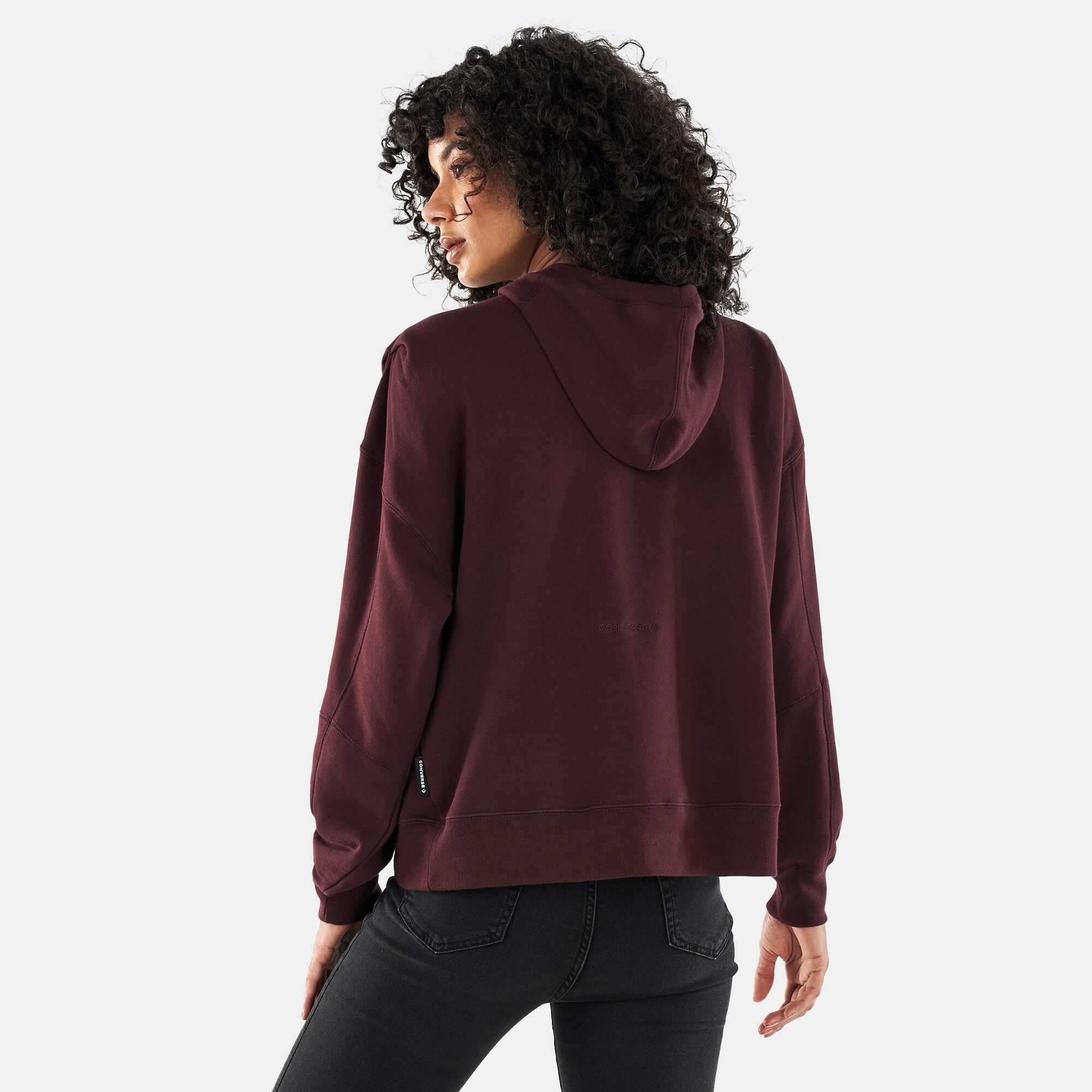 Shapes Graphic Bubble Hoodie Red Converse in Kuwait SSS